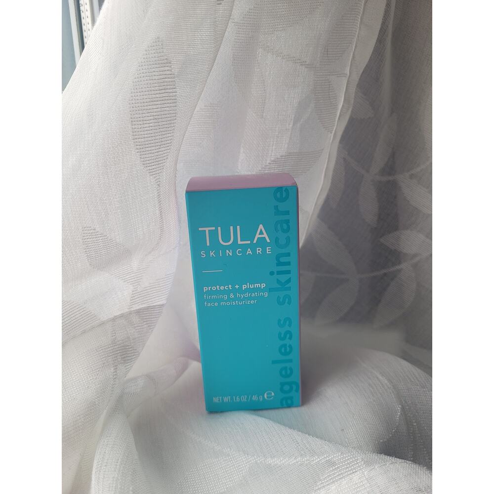 NIB TULA Skincare Protect + Plump Firming & Hydrating Face Moisturizer - 1.6 oz